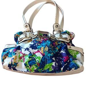 Wilsons Leather Retro Y2K  Floral and Leather handbag